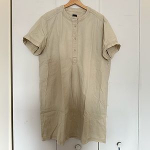 Gap Basic Shirt Dress with Pockets Size XL